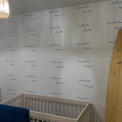 Ocean Waves Wall Decals, Summer House Decor, Beach Nursery Decal, Beach ...