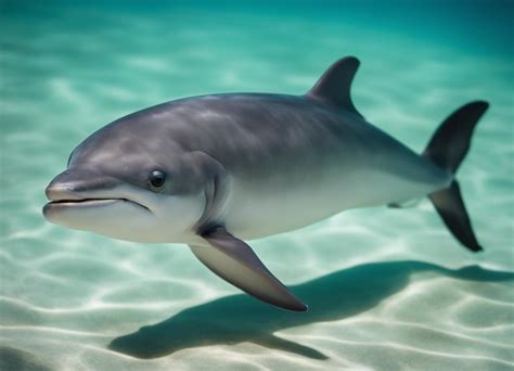 Premium Photo A Dolphin In Water