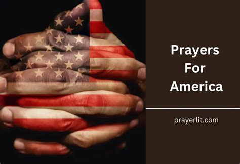 40 Amazing Prayers For America 2025 Prayerlit