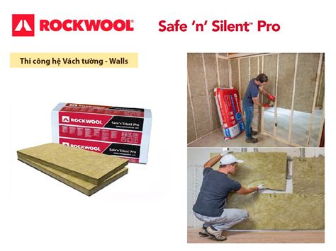 Bông Rockwool cách âm chống ồn Asia Thái Lan Safe n Silent Pro