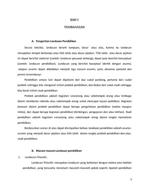 Landasan Dan Asas Pendidikan Pdf