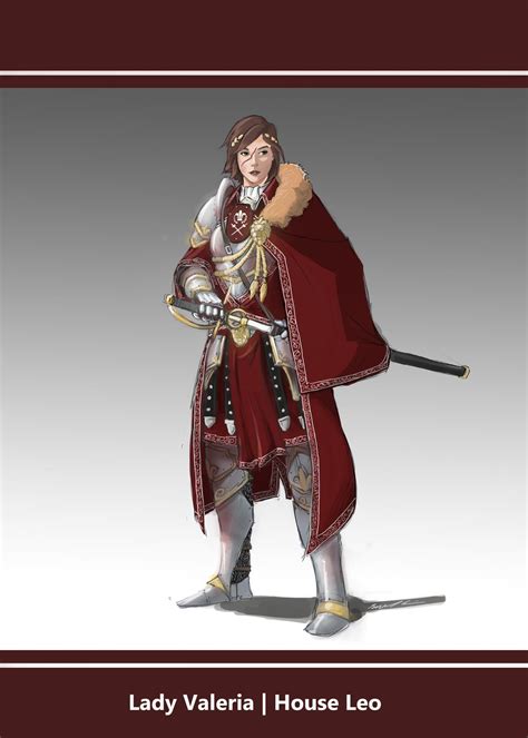 Lady Valeria House Leo By L3monjuic3 On Deviantart Character Art
