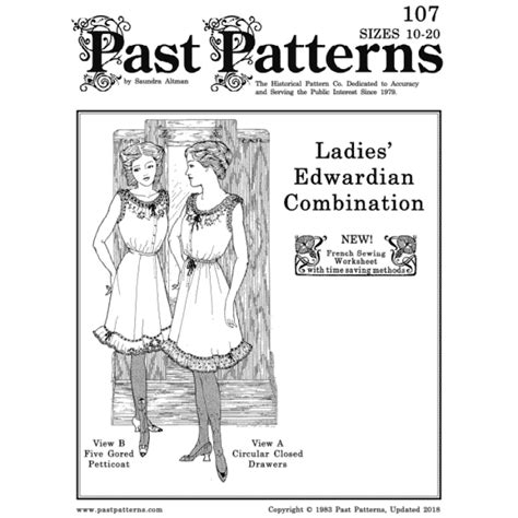 Two Edwardian Combination Patterns 0107 Past Patterns