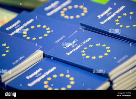 Passport To The European Union Stock Photo Alamy