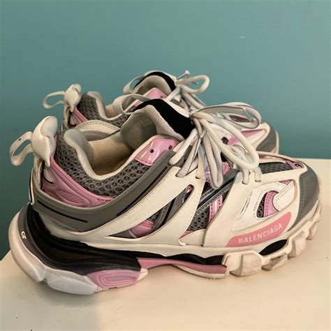 Balenciaga Track Shoes In Pink Size 7 In Women Depop