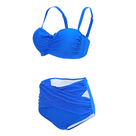 Women Sexy Bikini Sets Cross Solid Color Swimsuit On Luulla