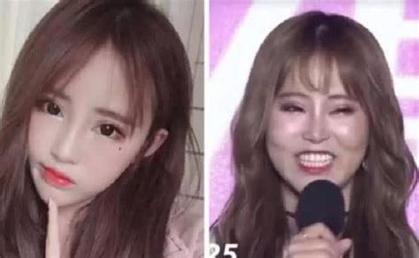 Hoảng hốt vì mặt mộc của các hot girl mạng xã hội Trung Quốc