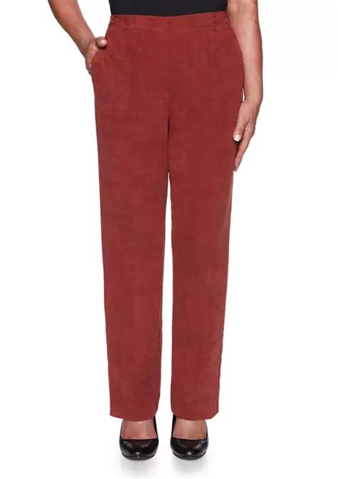 Alfred Dunner Womens Classic Fit Pants Belk