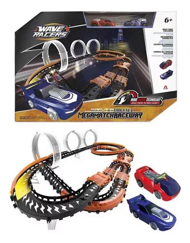 Hot Wheels Wave Racers Mega Match Way Pista E Carrinhos Parcelamento Sem Juros