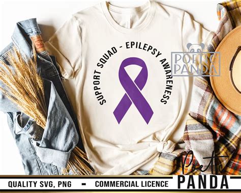 Support Squad Epilepsy Awareness Svg Png In November We Wear Purple