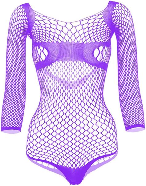 Nzwiluns Mens Sheer Lace Lingerie Bodysuit Sissy Pouch Thong Sexy Fishnet Stockings Plus Size