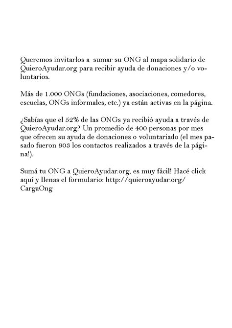 Quiero Ayudar Foro Del Sector Social