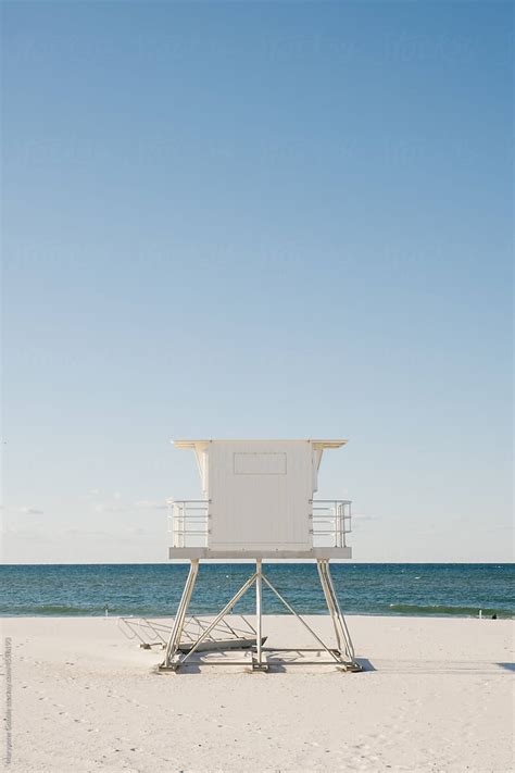 "Lifeguard Tower On Beach" by Stocksy Contributor "Maryanne Gobble ...