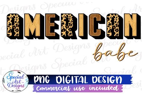 American Babe Png American Babe Design