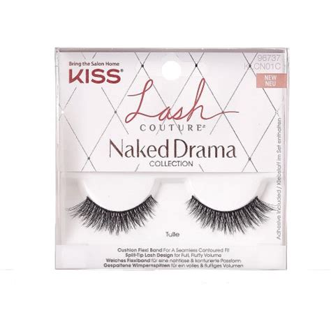 Kiss Lash Couture Naked Drama Tulle Eyelashes Compare Prices Where To Buy Trolley Co Uk