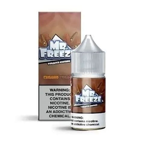 Mr Freeze Salt Cubano Tobacco 30ml Oficina Vapor