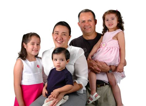 Familia Latina Foto De Archivo Imagen De Amor Muchacho