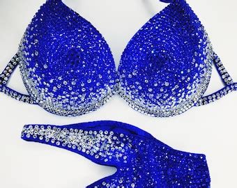 Competition Bikini Set Rhinestone Fitness NPC IFBB Etsy