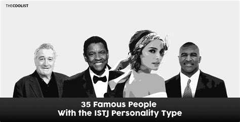 35 ISTJ Famous People and Fictional Characters