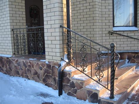 Ограждение крыльца из металла (97 фото) » НА ДАЧЕ ФОТО