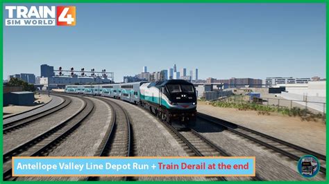 Train Sim World 4 Antelope Valley Metrolink EMD F125 Los Angeles