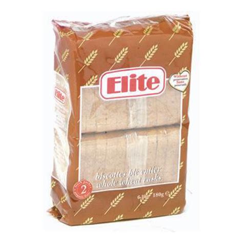 Elite Whole Wheat Rusks 180g Greek Table