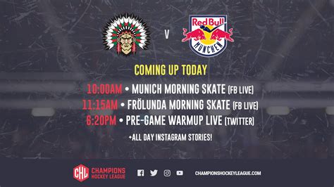 Champions Hockey League on Twitter: "The #CHLFinal is here! 🔥 And we'll ...