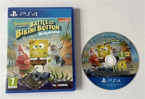Spongebob Squarepants Battle For Bikini Bottom Rehydrated Playstation Ps Pal Picclick Uk