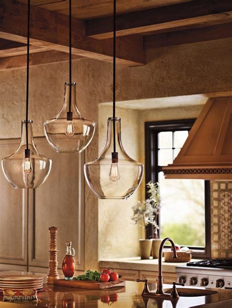 Clear Glass Pendant Light For Kitchen Island Kitchen Info