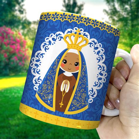 Arte Caneca Nossa Senhora Aparecida