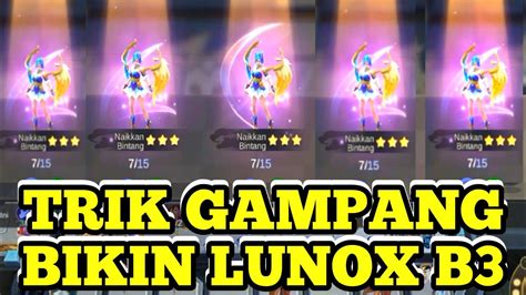 VALE SKILL 1 TRIK GAMPANG DAN CEPAT BIKIN LUNOX B3 TERBARU DIJAMIN