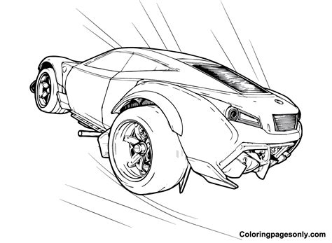 20 Rocket League Coloring Pages Free Printable Pdf And Online Coloring
