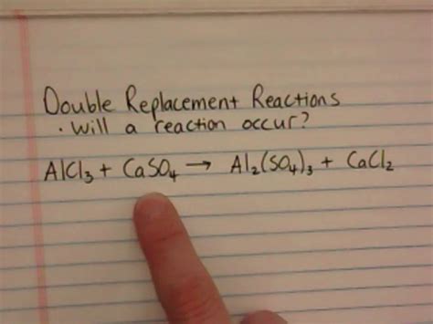 Double Replacement Reactions And Solubility Rules On Vimeo