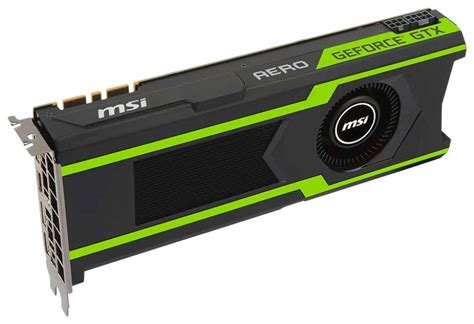 MSI GTX 1080 TI AERO 11G OC, GTX1080TiAERO11GOC,GeForce GTX 1080 Ti ...