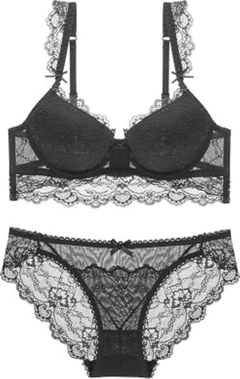 RedSwan Women S Push Up Sexy Bras Set Transparent Lingerie Lace Underwear Set A ShopStyle