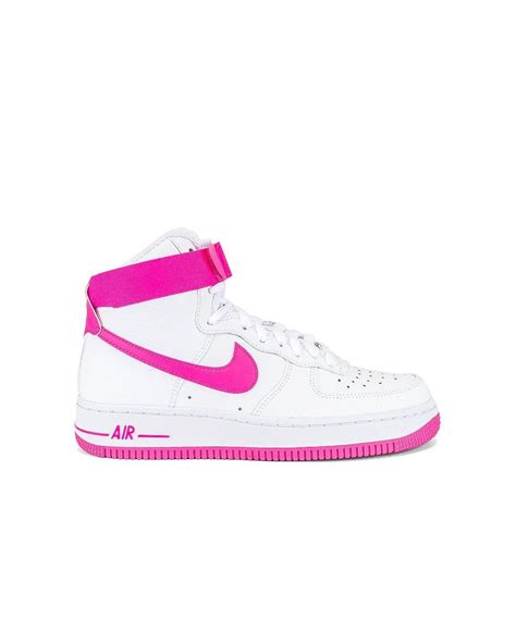 Nike Womens Air Force 1 Hi Sneaker In Pink Lyst