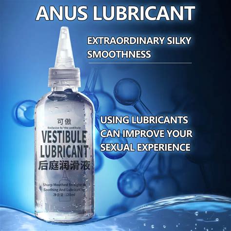 Anal Water Based Silicone Lubricant Unscented Sex Lube For Man Woman Gay Lesbian Couples