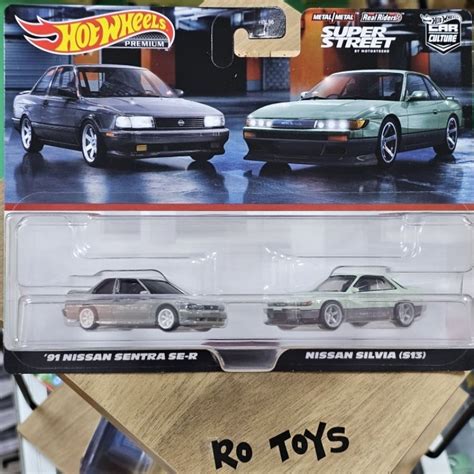 HOT WHEELS PREMIUM TWIN PACK NISSAN SENTRA SE R NISSAN SILVIA S Shopee Malaysia