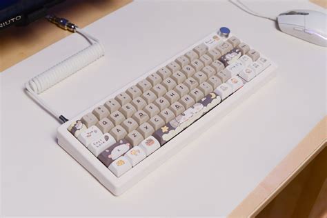 Custom Modded Mechanical Keyboard Gmk Lubed Switches Thocky Hot Swap Rgb Cute