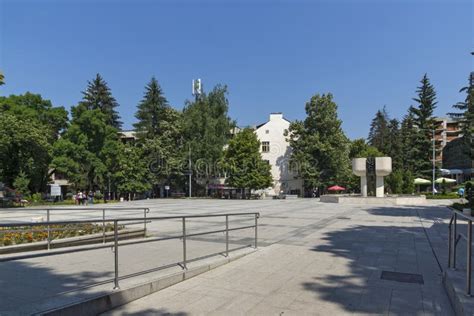 Center of Famous Spa Resort of Velingrad, Bulgaria Editorial Image ...