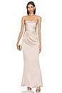 Nookie Emelie Strapless Gown In Nude REVOLVE