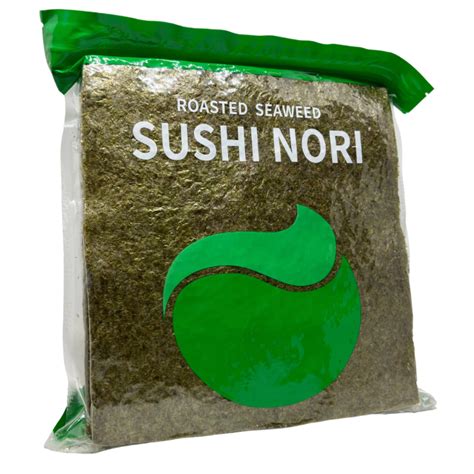 Alga Nori 50 Folhas - Alga Marinha Nori 50 Folhas Verde Green Para Sushi e Temaki Crocante ...