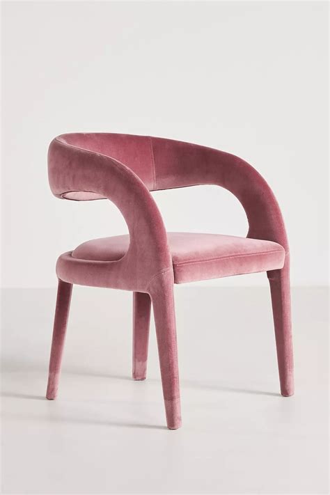 Velvet Hagen Dining Chair | Anthropologie | Eclectic dining chairs