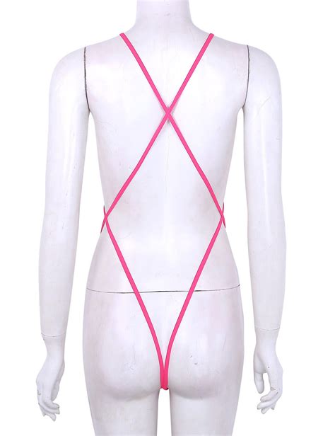 Sexy Donna Micro Perizoma Mini Bikini Costume Da Nuoto Lingerie Costume Da Notte Monokini EBay