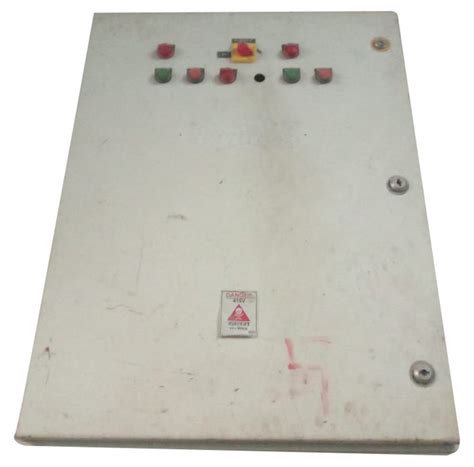 Mild Steel Single Phase Star Delta Starter Motor Control Panel 1 5 HP