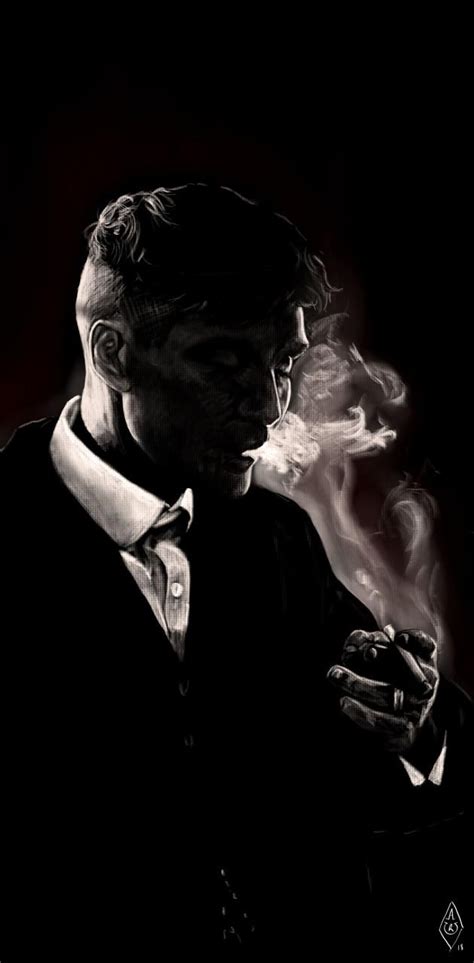 Smoking Tommy Shelby Wallpaper By Blinder Download On Zedge™ 8e5d