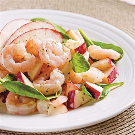 Salade Aux Pommes Et Crevettes 5 Ingredients 15 Minutes