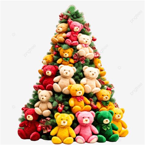 Arvore De Natal Com Ursinhos - árvore De Natal De Ursinhos De Pelúcia PNG , árvore De Natal De Ursinho ...
