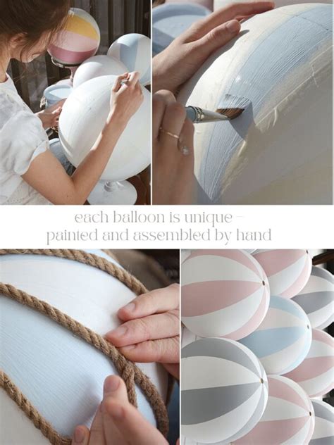 Set Of Hot Air Balloons Nursery Decor Size S M And L