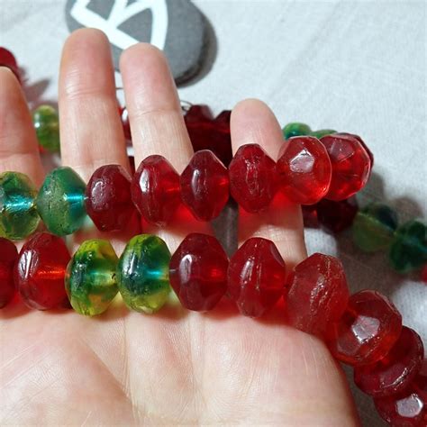 Vaseline Glass Beads Etsy
